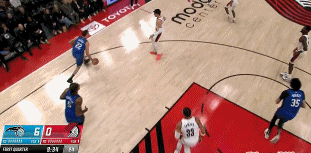 mk体育官方网站入口气势如虹！班凯罗反击空切暴扣&魔术开局不到3分钟8-0打停开拓者